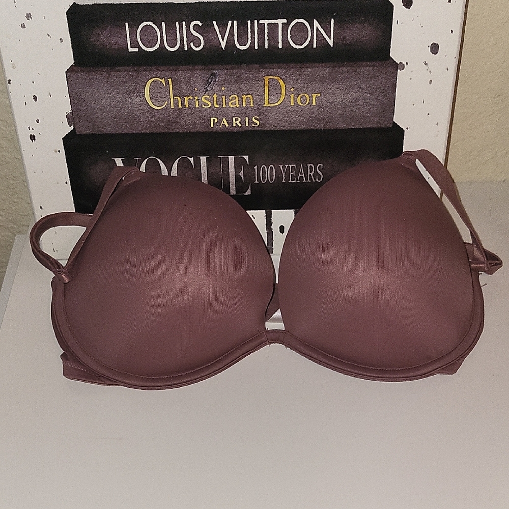 PINK Victoria's Secret Wear Everywhere Super Push Up Mauve And Pink Bra